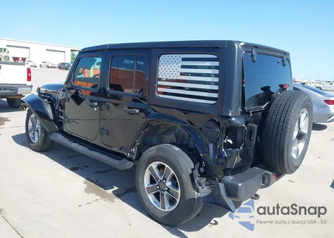 2023 Jeep Wrangler Sahara from USA, damaged, VIN 1C4HJXEN5PW508257